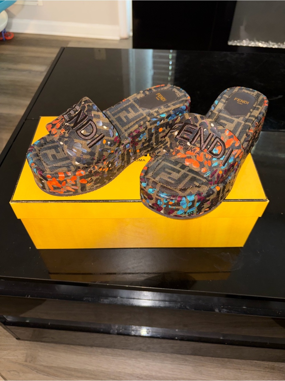 Fendi Platform Slides